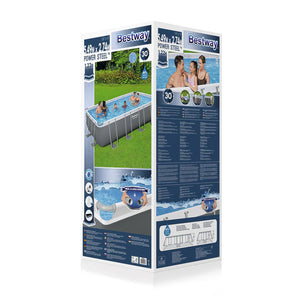 Bestway 56466 Portable Swimming Pool 18 ft x 9 ft x 4 ft / 5.49 m x 2.74 m x 1.22 m