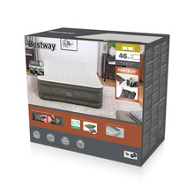 Load image into Gallery viewer, Bestway 69050 Fortech Airbed Queen Built-in AC pump, 80&quot; x 60&quot; x 18&quot;/2.03m x 1.52m x 46cm
