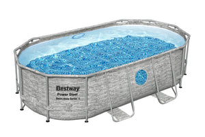 Bestway 56714 Portable Swimming Pool Size 14 ft x 8.2 ft x 3.3 ft