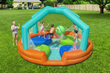 Load image into Gallery viewer, Bestway 53383 Portable Dodge &amp; Drench Water Park Jumper And Slider/Pool
